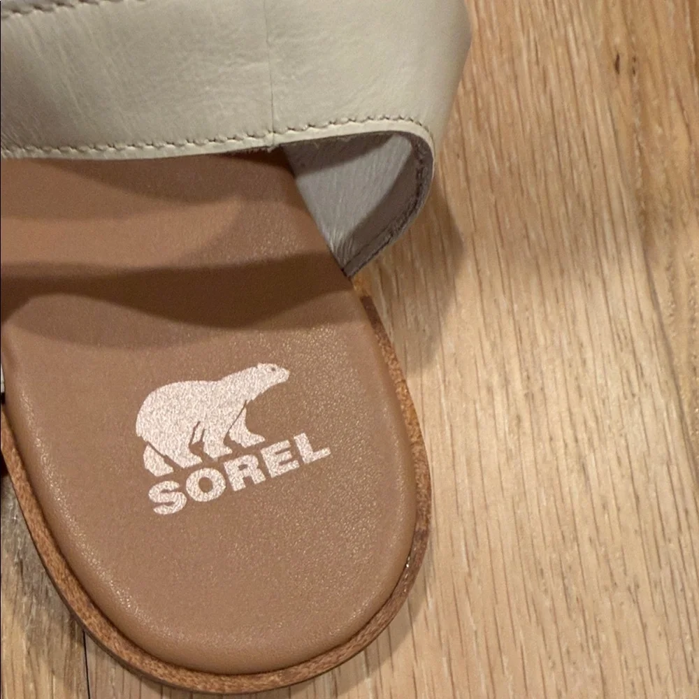 Sorel ELLA III‎ ANKLE - CHALK - LEATHER size 11